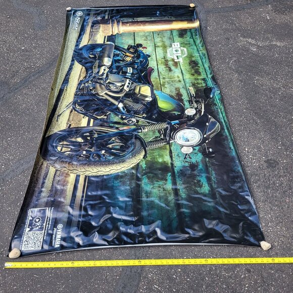 Yamaha Star Motorcycle Bolt R-Spec Vinyl Banner Dealer Garage Shop Sign 8'x4' - Picture 13 of 16